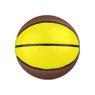 simple minimal solid colour custom mini basketball