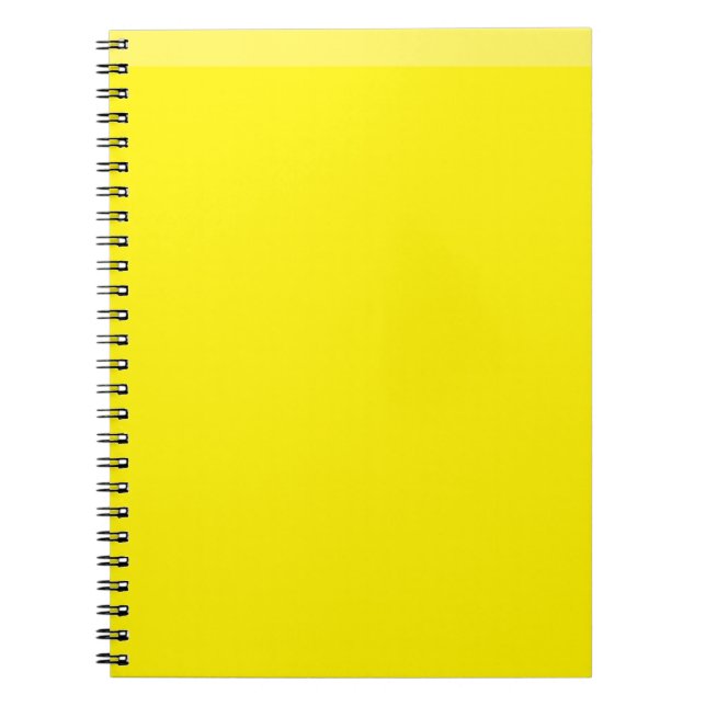 simple minimal solid colour custom     notebook (Front)