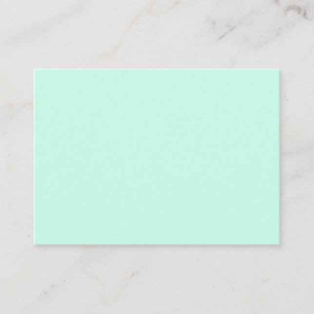 simple minimal solid colour custom pastel custom  business card (Front)
