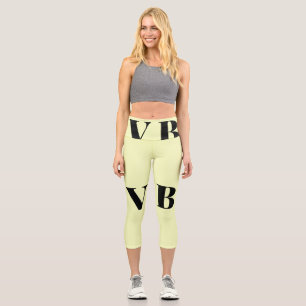 simple minimal solid colour custom pastel custom capri leggings