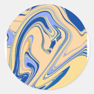 simple minimal solid colour custom pastel custom classic round sticker