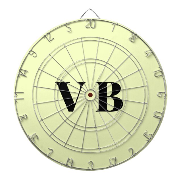 simple minimal solid colour custom pastel custom  dartboard (Front)
