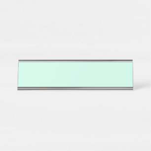 simple minimal solid colour custom pastel custom  desk name plate