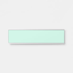 simple minimal solid colour custom pastel custom  door sign