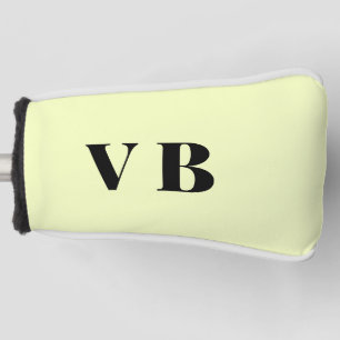 simple minimal solid colour custom pastel custom golf head cover