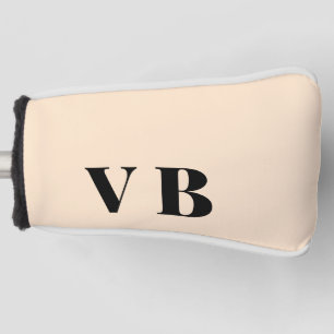 simple minimal solid colour custom pastel custom golf head cover