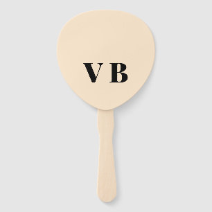 simple minimal solid colour custom pastel custom hand fan