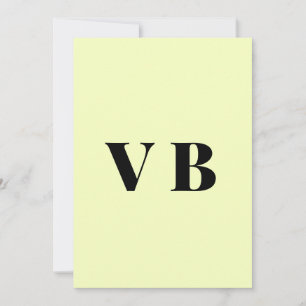 simple minimal solid colour custom pastel custom  invitation
