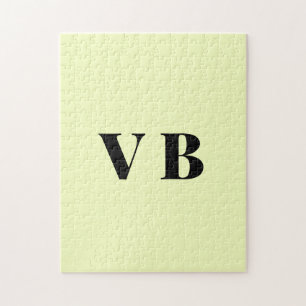 simple minimal solid colour custom pastel custom jigsaw puzzle