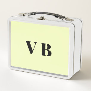 simple minimal solid colour custom pastel custom  metal lunch box