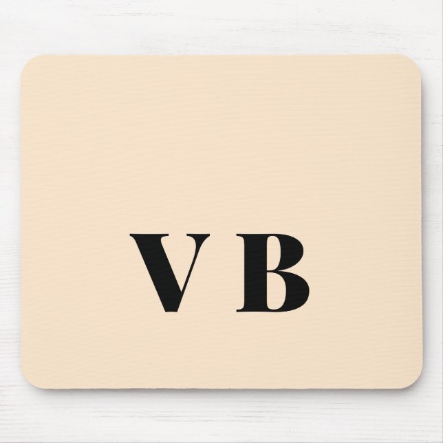 simple minimal solid colour custom pastel custom  mouse pad (Front)