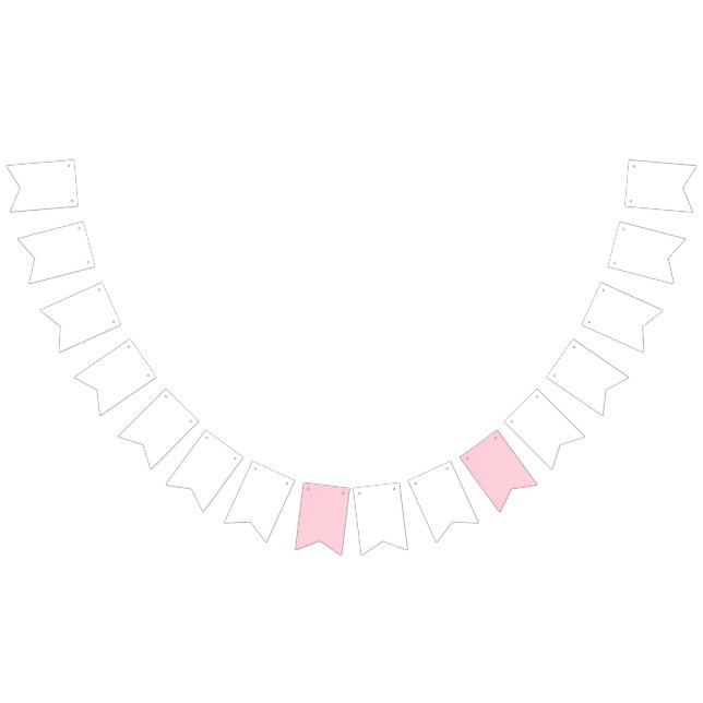 simple minimal solid colour custom pastel custom t bunting  (All)