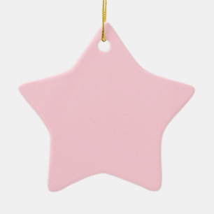 simple minimal solid colour custom pastel custom t ceramic ornament