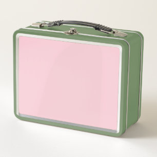 simple minimal solid colour custom pastel custom t metal lunch box