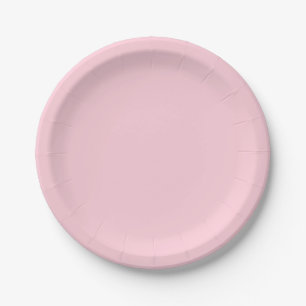 simple minimal solid colour custom pastel custom t paper plate