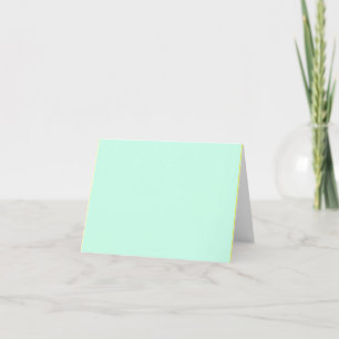 simple minimal solid colour custom pastel custom thank you card