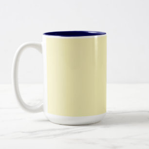 simple minimal solid colour custom pastel custom Two-Tone coffee mug