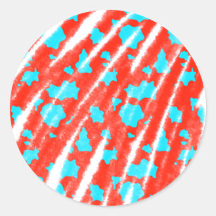 simple minimal solid colour custom personalised th classic round sticker