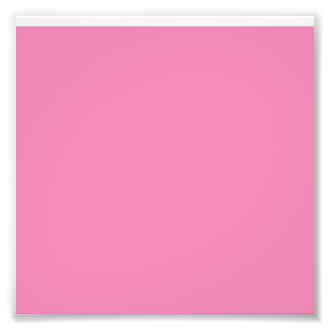 simple minimal solid colour custom  photo print (Front)