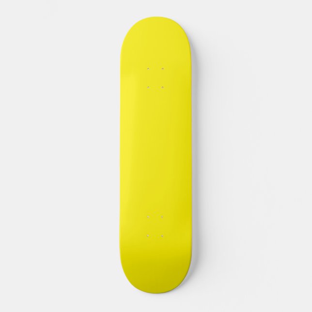 simple minimal solid colour custom     skateboard (Front)