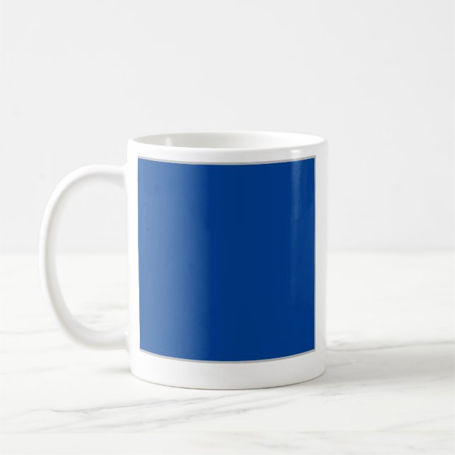 simple minimal solid colour custom   T-Shirt  Coffee Mug (Left)