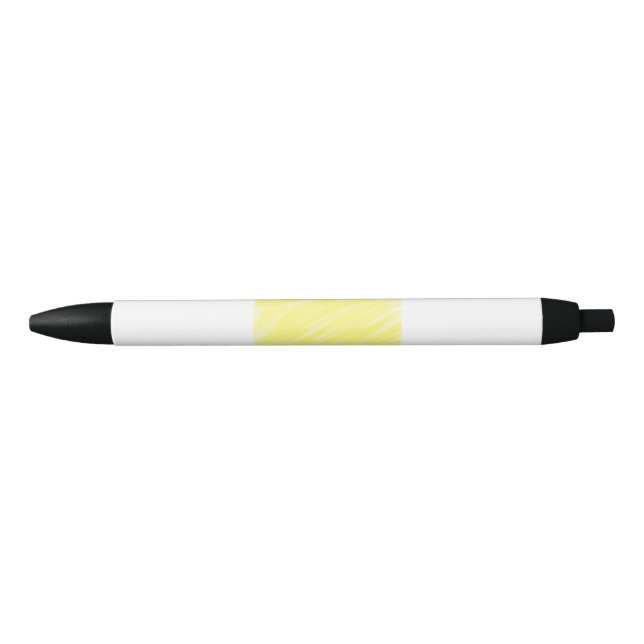 simple minimal solid colour custom yellow pastel a black ink pen (Front)