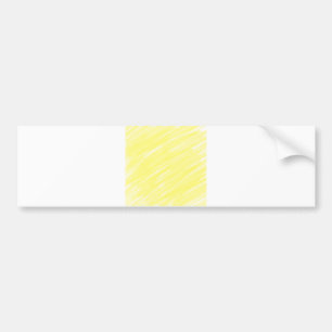 simple minimal solid colour custom yellow pastel a bumper sticker