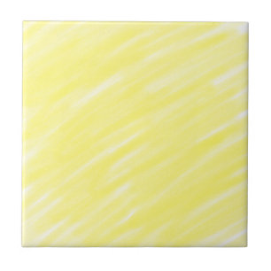 simple minimal solid colour custom yellow pastel a ceramic tile