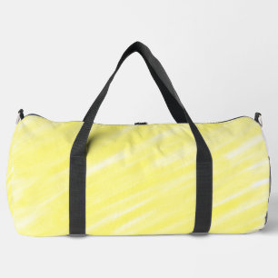 simple minimal solid colour custom yellow pastel a duffle bag