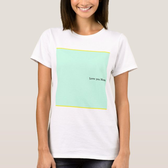 simple minimal solid T-Shirt (Front)