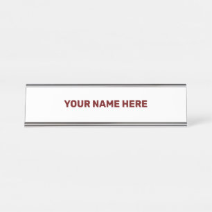 SIMPLE MINIMAL TEXT STYLE DOOR SIGN