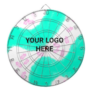 SIMPLE MINIMAL TEXT STYLE GIFT green watercolor T Dartboard