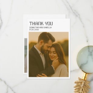 Simple minimal Thank You Card
