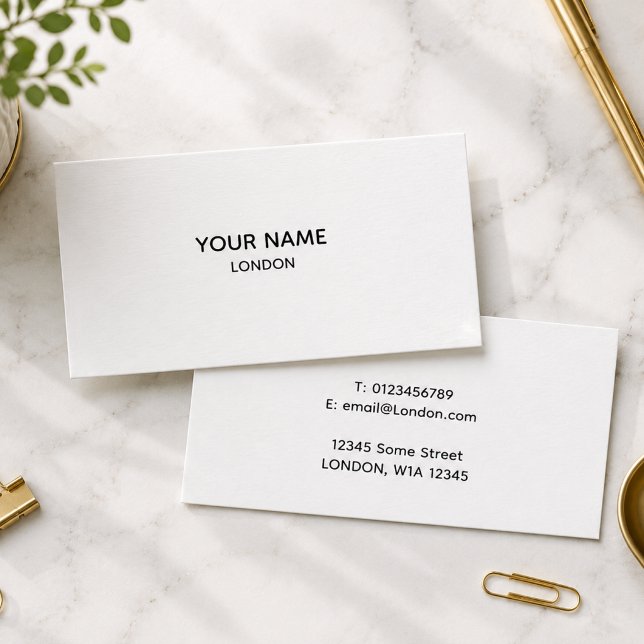 Simple minimal white earring display card (Creator Uploaded)