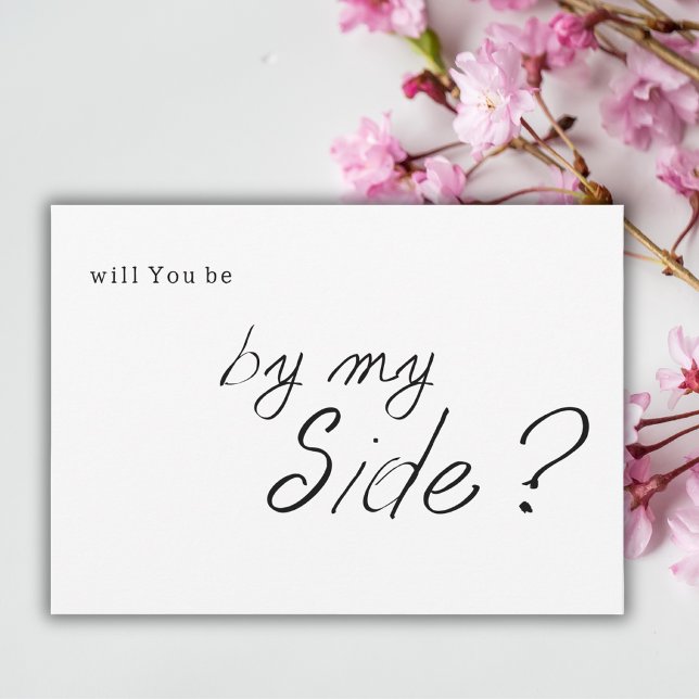Simple Minimal Will You Be My Bridesmaid Proposal  (Creator Uploaded)