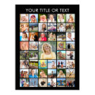 Simple Minimalist 45 Photo Collage Personalised