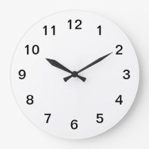 Simple Minimalist Acrylic Wall Clock