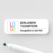 Simple Minimalist Add Logo & Name Business White