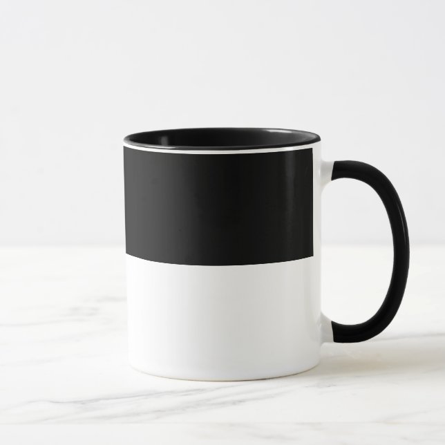 Simple minimalist black and white mug (Right)