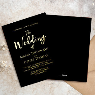 Simple Minimalist Black Script Calligraphy
