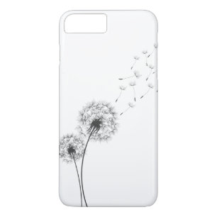 Simple Minimalist Blowing Dandelion   Phone Case