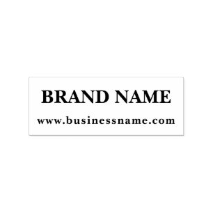 Simple Minimalist Business Brand Website Logo Rubber Stamp