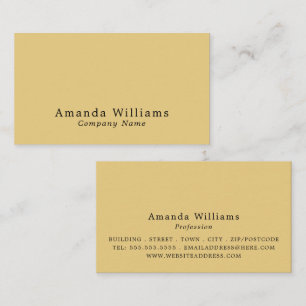 Simple & Minimalist Business Card