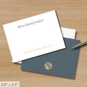 Simple Minimalist Business Logo Card