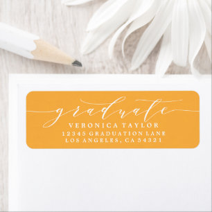 SIMPLE MINIMALIST CALLIGRAPHY RETURN ADDRESS LABEL