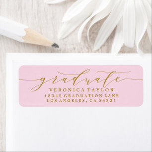 SIMPLE MINIMALIST CALLIGRAPHY RETURN ADDRESS LABEL