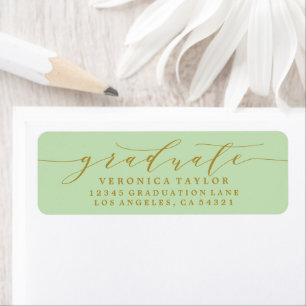 SIMPLE MINIMALIST CALLIGRAPHY RETURN ADDRESS LABEL
