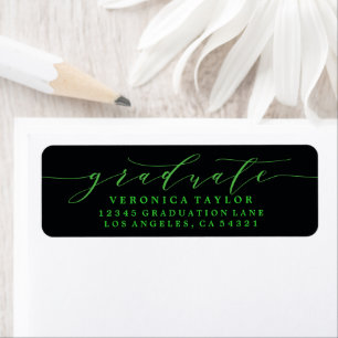 SIMPLE MINIMALIST CALLIGRAPHY RETURN ADDRESS LABEL