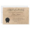 Simple Minimalist Certificate of Authenticity 