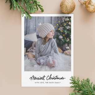 Simple Minimalist Christmas Holiday card